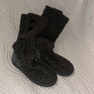Ugg - Shoes Australia Classic Grey Tall Knit